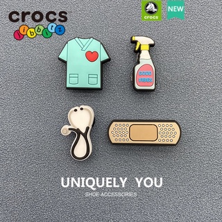 Jibbitz crocs charms อุปกรณ์เสริมหัวเข็มขัด ลายการ์ตูน สําหรับรองเท้า crocs