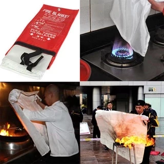 ผ้าดับไฟ เส้นใยแก้วซิลิก้าชนิดพิเศษ ผ้าห่มกันไฟ Fire Blanket -177