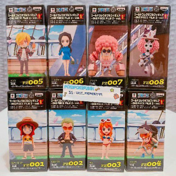 📌พร้อมส่ง WCF One Piece fz film z vol.1 ของแท้ แมวทอง lot.JP วันพีช wcf onepiece หายาก ลูฟี่ โซโล lu