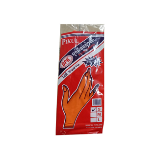 โปรโมชั่น : ถุงมือทำความสะอาดสีส้ม 1 คู่ ถุงมือยาง ถุงมือราคาถูก
