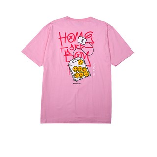 ผ้าฝ้ายแท้HOMEBOY l HB.SMILE เสื้อยืดโอเวอร์ไซส์S-3XL