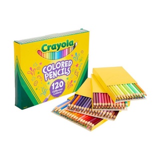 พร้อมส่ง // สีไม้เครโยล่า 120 สี สีไม้ไร้สารพิษ crayola Pencils 120 colored