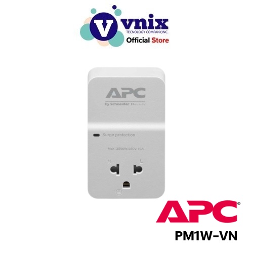 PM1W-VN ปลั๊กไฟ APC PM1W-VN Home/Office SurgeArrest 1Outlet 230V By Vnix Group