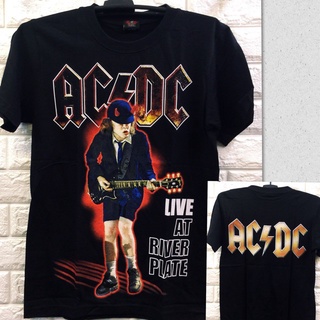 เสื้อสาวอวบ - มงคล /ผู้ชายเสื้อยืดวงร็อค ACDC เสื้อสีดํา COLD Causal Sho เสื้อยืดสําหรับผู้ชาย / เส