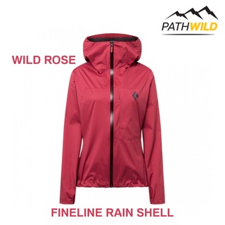 เสื้อกันน้ำ กันลม BLACK DIAMOND WOMEN FINELINE STRECH RAIN SHELL 2020 สี WILD ROSE, SIZE XS