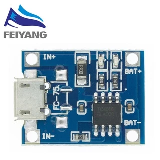 บอร์ดโมดูลชาร์จแบตเตอรี่ลิเธียม Type-c Micro Mini USB 5V 1A 18650 TP4056 1A Li-ion