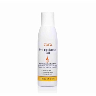 GiGi Pre Epilation Oil / น้ำมันลดแรงกระชากระหว่างการแว็กซ์ / Pre-Wax Treatment 4 oz / GiGi0901