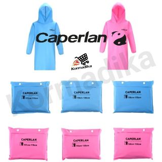 เสื้อกันฝนเด็ก Kids Raincoat เสื้อกันฝน เสื้อปอนโชมีกระเป๋ารุ่น CN JR Pink Pocket PONCHO