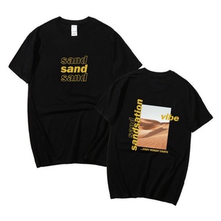 เสื้อคนอ้วน - SANDSATIONเสื้อยืดกราฟิกเสื้อยืดแขนสั้นRoundneckUnisexเสื้อฤดูร้อน