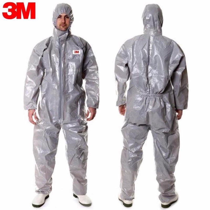ชุดppe 3M 50425 /3M 4570 ชุดป้องกันฝุ่น ป้องกันสารเคมี 3M 50425 (ชุด) ซักได้/ชุดป้องกันสารเคมี 3M 45