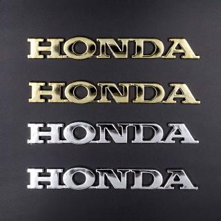 สติกเกอร์ ลายตราสัญลักษณ์ 3 มิติ ด้านซ้าย และด้านขวา สําหรับตกแต่งรถยนต์ Honda