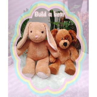 🐰ตุ๊กตากระต่าย 🐾ตุ๊กตาหมา บิ๊วอะแบร์  บิ๊วด์อะแบร์🌻Build a bear *Size16"