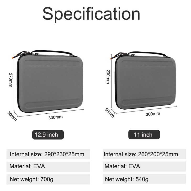 กระเป๋ากันงอกันกระแทก WiWU Parallel Hardshell กระเป๋าสำหรับ แท็ปแล็ต โน๊ตบุค สามารถใช้งานร่วมกับไอแพด12.9 11 10.9 นิ้ว