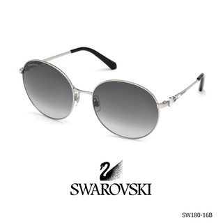 Swarovski SW0180 - 16B กรอบแว่นตาประดับด้วยเพชรคริสตัลของ SWAROVSKI ดีไซน์อิตาลี