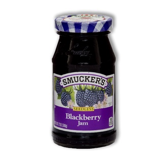 สมัคเกอร์ส แยมแบล็คเบอร์รี่ 340 กรัม Smuckers Blackberry Jam 340 g