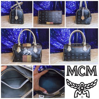 👝: MCM Princess Visetos Boston Small Speedy Bag แท้💯%