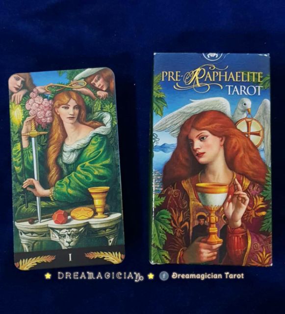 Pre- Raphaelite Tarot ไพ่ยิปซี ไพ่ทาโร่ต์ ไพ่ยิปซีแท้ ไพ่ยิปซีแท้ลดราคา ไพ่ออราเคิล Tarot Tarot Cards