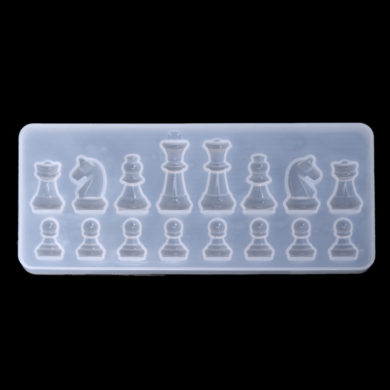 Love* 3D International Chess Pieces Resin Mold Chess Shape Epoxy Resin Craft Mould