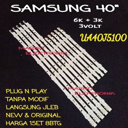 BL BACKLIGHT โคมไฟทีวี LED SAMSUNG UA40J5100AK UA40J5100 AK UA 40J5100AK 40J5100 AK 9K 3V
