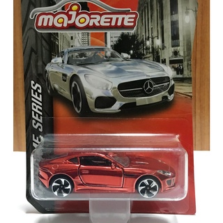 Majorette Jaguar F Type - Chrome series - Chrome Red Color /Wheels 5LTS /scale 1/59 (3 inches) Long Package