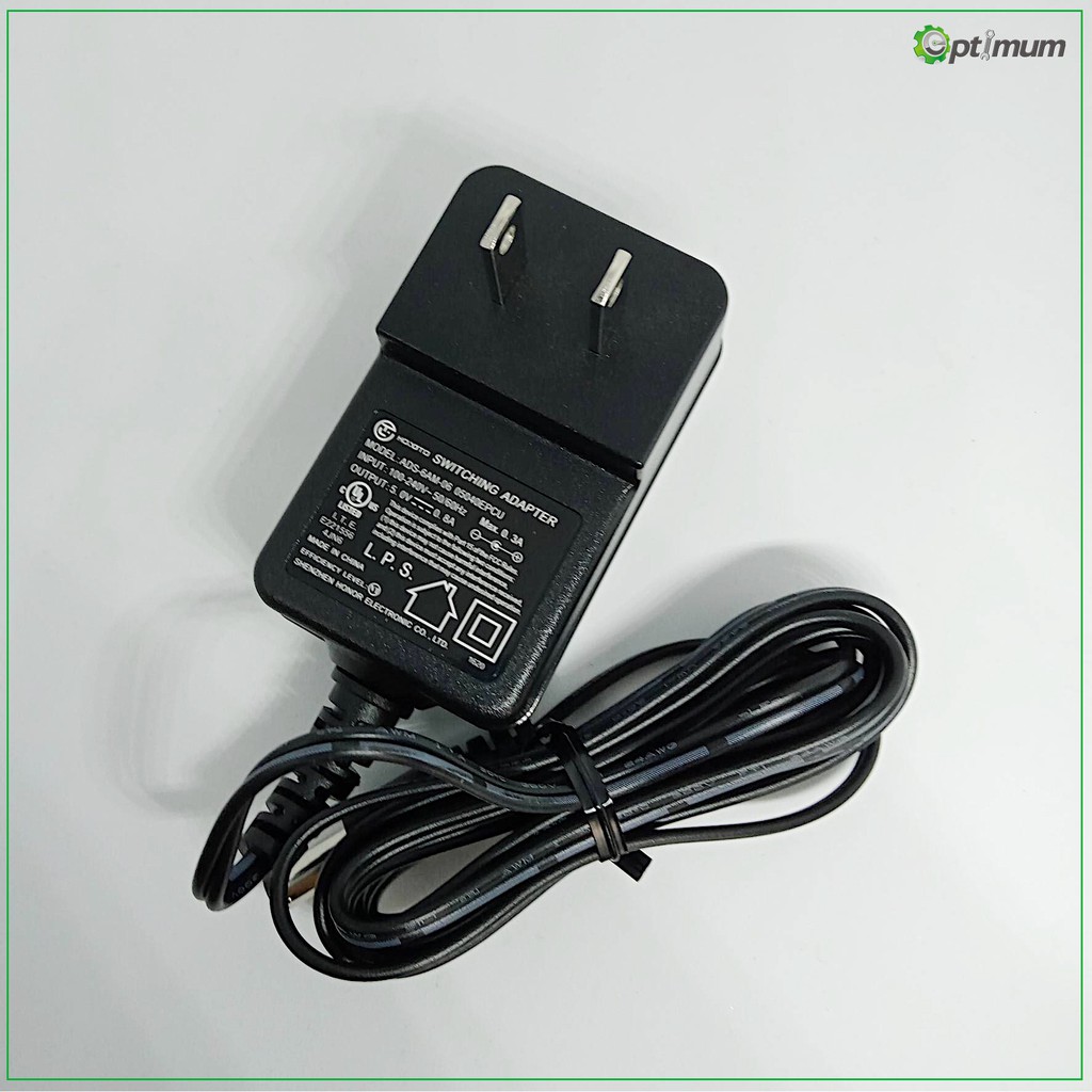 Adaptor 5V 0.8A อะแดปเตอร์ 5V 0.8A ใช้ได้กับเครื่องสแกนลายนิวมือ และอุปกรณ์อิเล็กทรอนิกส์