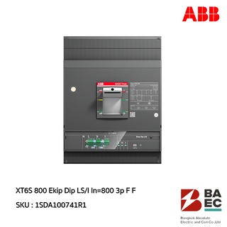 ABB เบรกเกอร์ XT6S 800 Ekip Dip LS/I In=800 3P 50KA