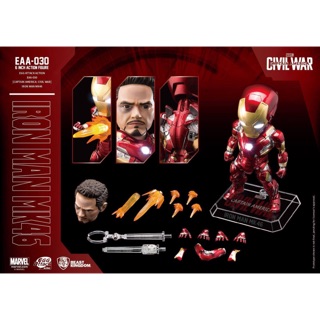 Beast Kingdom Egg Attack Action EAA-030 IRON MAN MK46 สินค้าจากซีรี่ CAPTAIN AMERICA CIVIL WAR ของใหม่ ของแท้ 100%