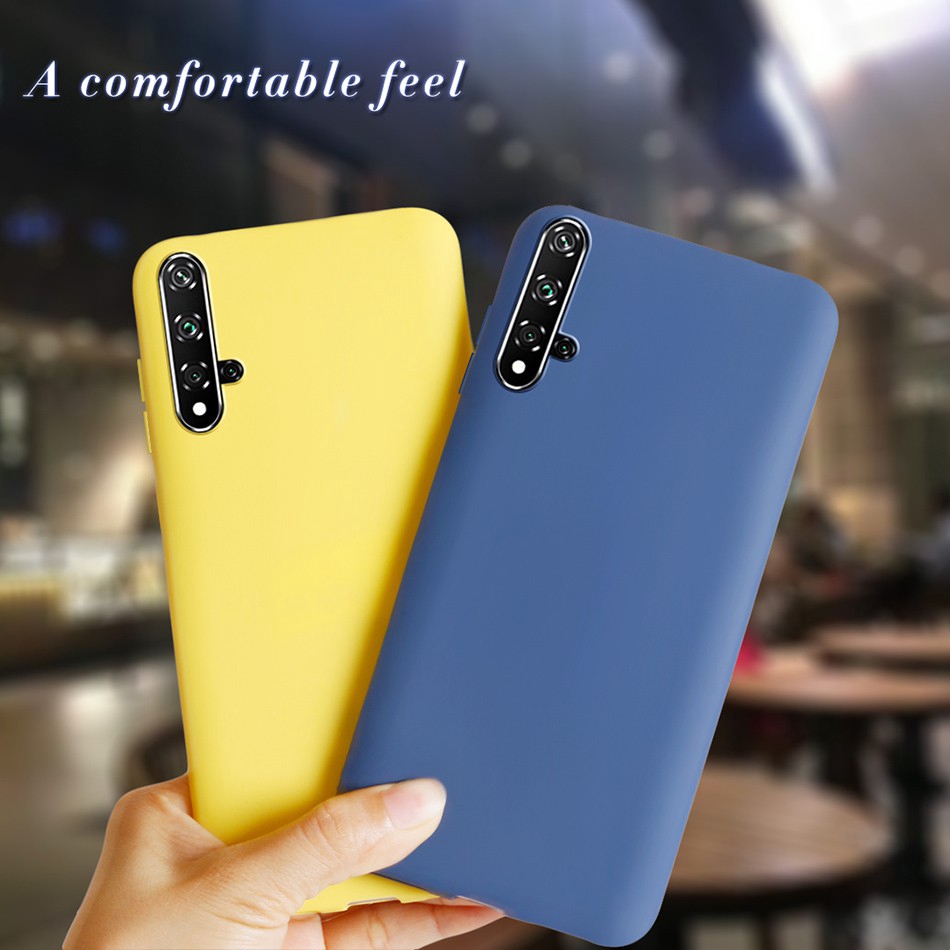 เคสโทรศัพท์ซิลิโคนแบบนุ่ม สีแคนดี้ สําหรับ Huawei Nova 5T YAL-L21 YAL-L61 YAL-L71 YAL-L61D