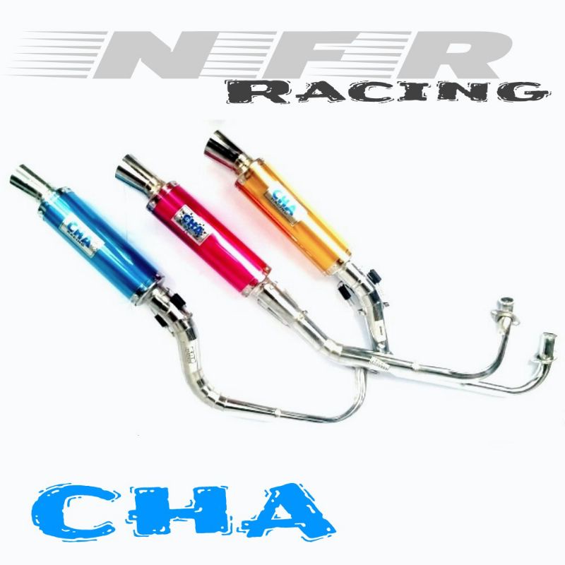 Racing Exhaust Cha Mio sporty smile J M3 Soul GT Beat F1 คาร์บูเรเตอร์ pop Esp Vario series CBS cw F