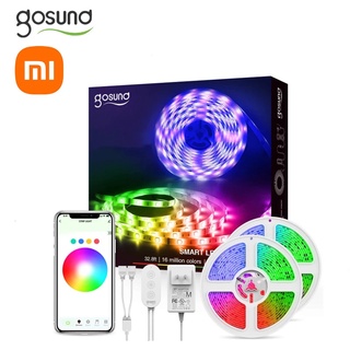 Xiaomi Gosund RGB Strip แถบแสงอัจฉริยะ LED สีสันสดใสขยายสูงสุด 10M 16 ล้านทำงานร่วมกับ Mijia mi home app SK1290