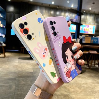 เคส Case OPPO Reno5Pro Reno5 A9 2020 A5 2020 A15 A15S A53 เคส tpu ซิลิโคนด้านตรง