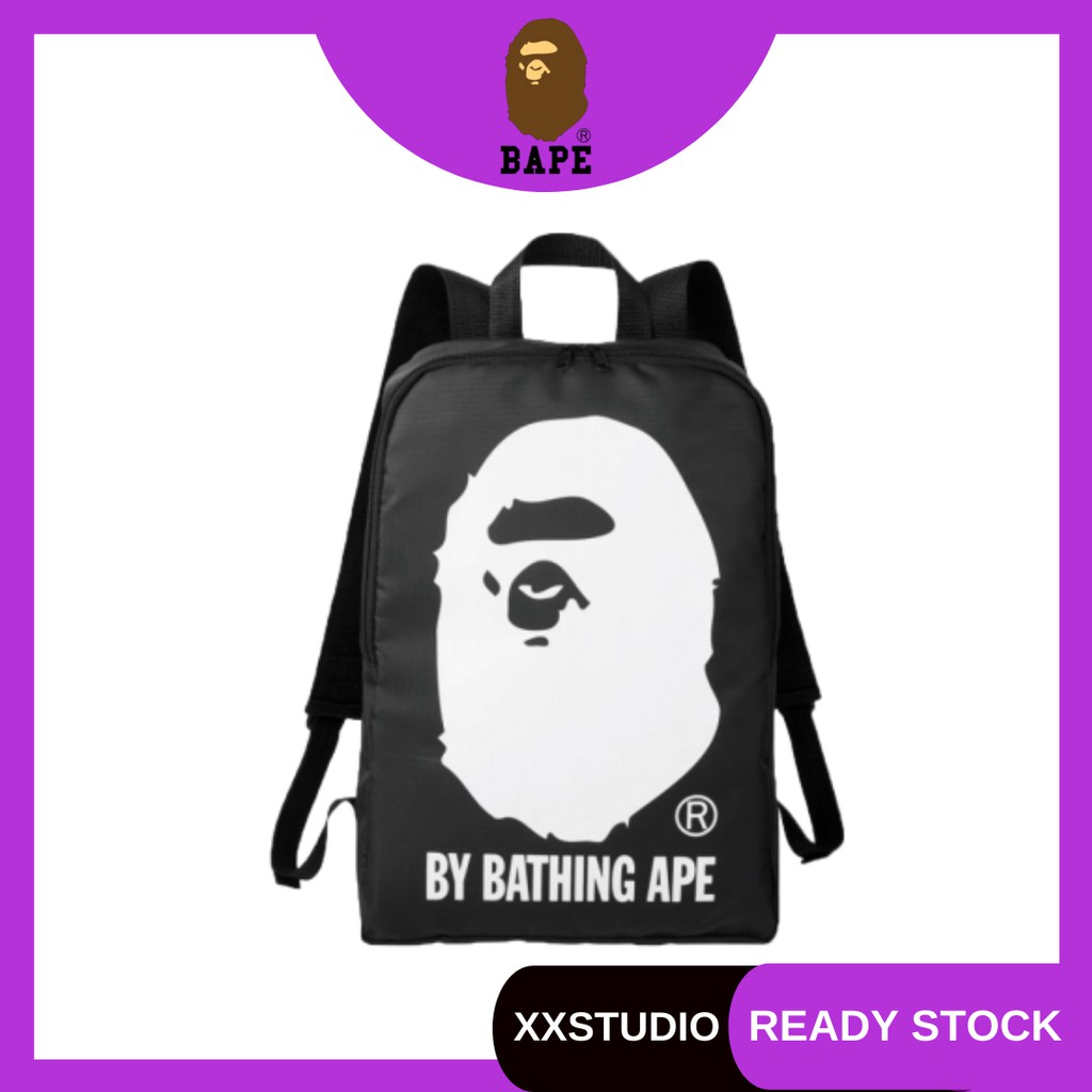 XXSTUDIO Bape Backpack Big Logo Aape Bag Bape Bag กระเป๋าสะพายไหล่ Messenger Bag
