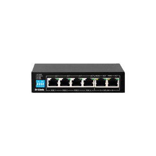 DLINK , SWITCH GIGABIT 6 PORT UNMANAGED PoE 250m.