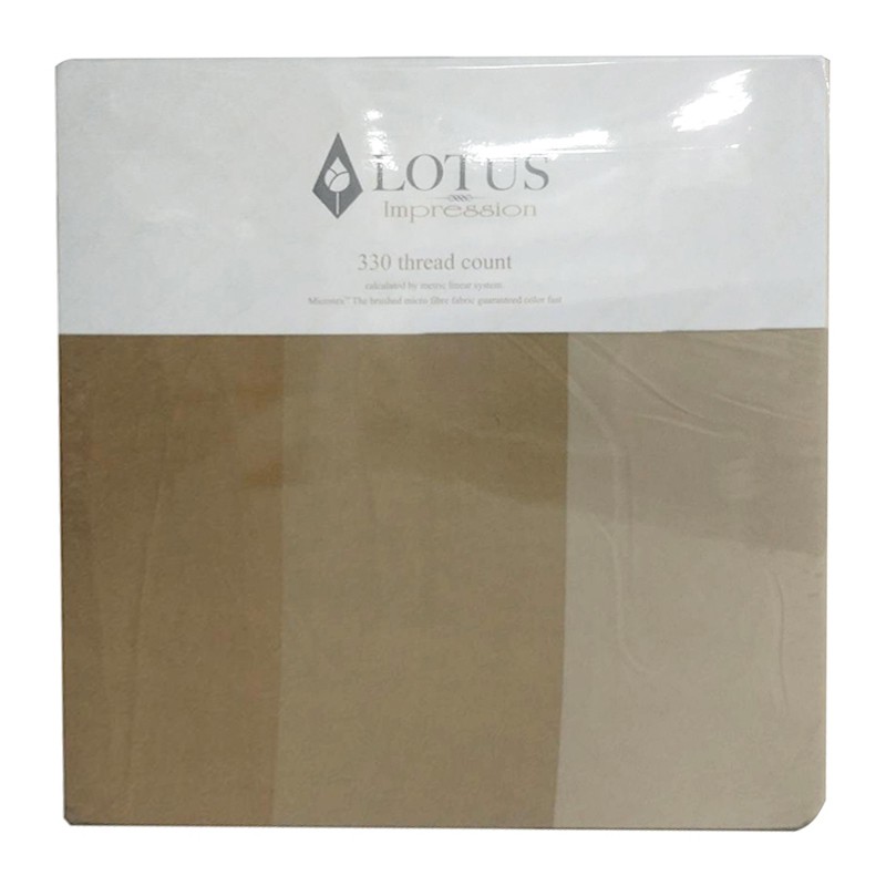 🔥The Best!! โลตัส ผ้าปูที่นอน รุ่น LISD02B ขนาด 3.5 ฟุต แพ็ค 3 ชิ้น Bed Sheet 3.5 Ft 3 Pcs Lisd02B