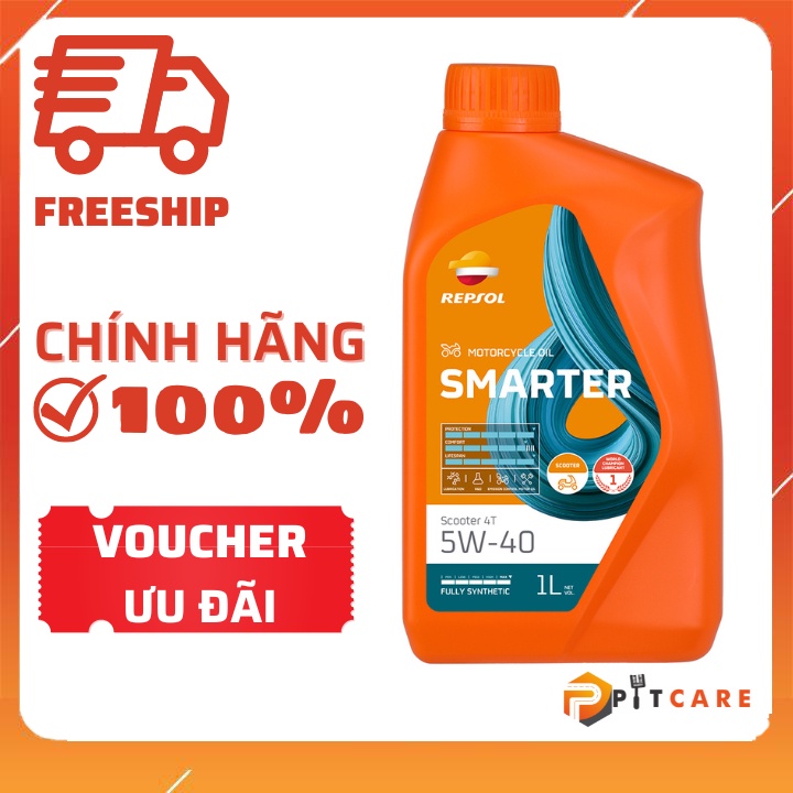 Combo premium Scooter Oil Rep sol Scooter 5W40 1L + Rep sol Gear Oil 80W90 120ml