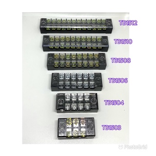 เทอร์มินอลต่อสาย 15A 600V Terminal TB1503. TB1504. TB1506. TB1510. TB1512