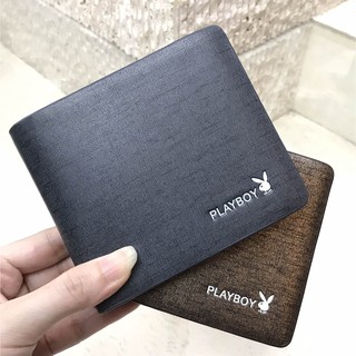 กระเป๋า PLAYBOY SHORT WALLET กระเป๋าสตางค์สั้น