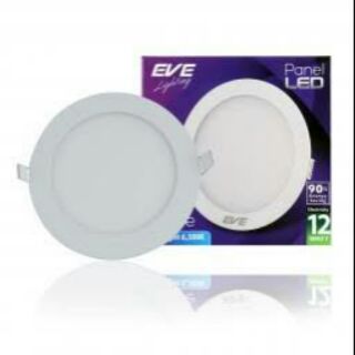 โคมดาวไลท์แอลอีดี LED ดาวไลท์EVE 12W 5นิ้ว แสงขาว/ส้ม หน้ากลม พร้อมใช้งาน