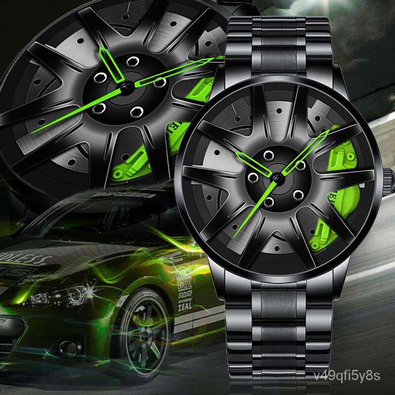 CXXIIITop Watch Brand Car Wheel Rim Hub Watches Men Super Car Rim Hub