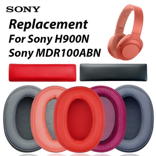 แผ่นโฟมฟองน้ํา คุณภาพสูง แบบเปลี่ยน สําหรับหูฟัง Sony WH-H900N MDR-100ABN