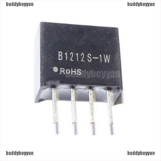 {buddyboyyan} B1212s-1w DC 12V เป็น 12V DC-DC โมดูลแปลงพาวเวอร์ซัพพลายแยก