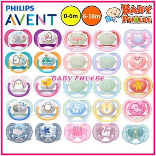 Philips Avent จุกนมหลอกเด็ก จุกนมหลอกเด็ก (2 ชิ้น)