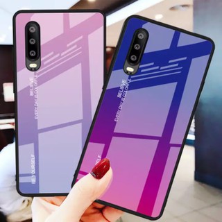 [ส่งจากไทย] Case Huawei Y9Prime Y7Pro Y92019 Nova5T Y6S Y6 2019 Y9S P30Lite สองสี เคสกันกระแทก เคส ขอบนิ่ม เคสกระจกไล่ส