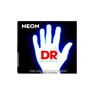 สายกีต้าร์ไฟฟ้า DR Neon Hi-Def White Electric Guitar Strings เรืองแสงสีขาว 9-42