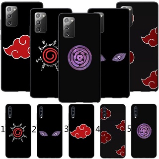 เคสโทรศัพท์ซิลิโคนนุ่ม ลายโลโก้นารูโตะ akatsuki Uchiha Itachi สําหรับ Samsung Galaxy M51 M31 A70 A50s A50 A40s A30s A20 A20s A10s G66