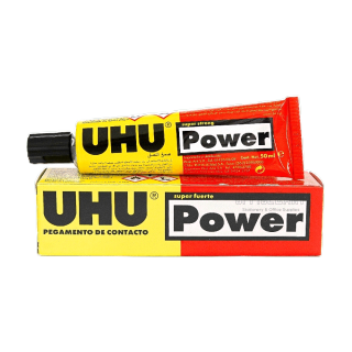 UHU POWER กาวยาง กาว กาวเหลือง พาวเวอร์ ยู้ฮู ขนาด 50 มล.(1 หลอด)