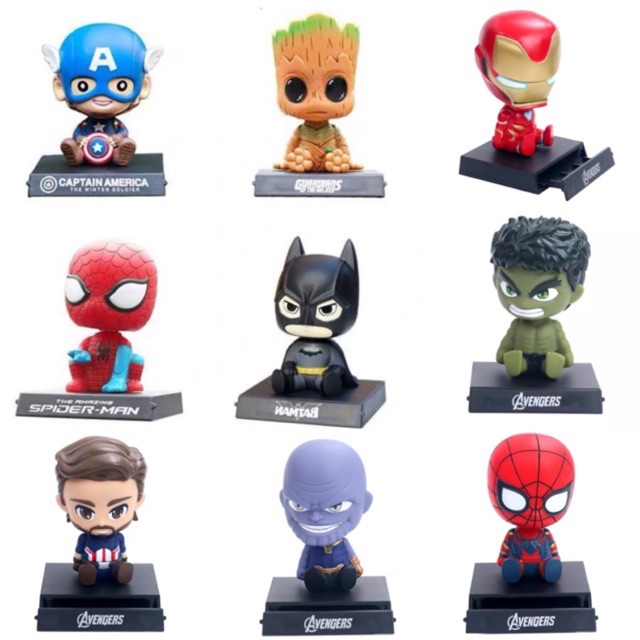 โมเดลหัวโยกได้ Marvel-Avengers ลายเยอะน้าา เลื่อนดูก่อนได้