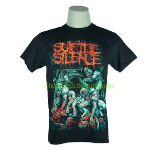 เสื้อวง Suicide Silence เสื้อไซส์ยุโรป ซูไซ ไซเลน PTA1090 เสื้อวงดังๆ วินเทจ