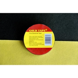 เทปพันสายไฟ สีดำ GOLD TAPE 🔥มีเก็บปลายทาง🔥 ขนาด : 3/4“ X 30 ฟุต หนา 0.005“ 🔥แพ็ค 10 ม้วนถูกกว่า🔥