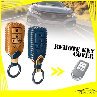 เคสกุญแจรีโมทรถยนต์ 4 ปุ่ม สําหรับ Honda Civic FC 2016-2021 Remote Key Fob Cover